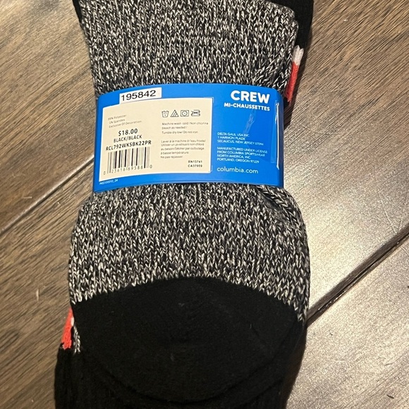 Columbia Super Soft Women’s Crew Socks Sizes 4-10 - Picture 2 of 2